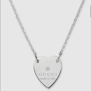 EUC Authentic Gucci Heart Necklace